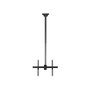StarTech.com Soporte de Techo Universal para TV LED/LCD de 32" a 75", Mástil Telescópico Ajustable 110-160 cm, Giro 360°, Inclinación, 50 kg, VESA 200x200 a 600x400 mm, Negro