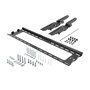StarTech.com Soporte TV Pared Bajo Perfil Ajustable VESA para Pantallas 32-75 Pulgadas, Hasta 75 kg, Compatible Curvas, FLATPNLWALL