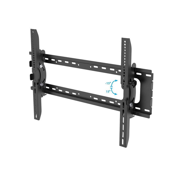 StarTech.com Soporte TV Pared Bajo Perfil Ajustable VESA para Pantallas 32-75 Pulgadas, Hasta 75 kg, Compatible Curvas, FLATPNLWALL