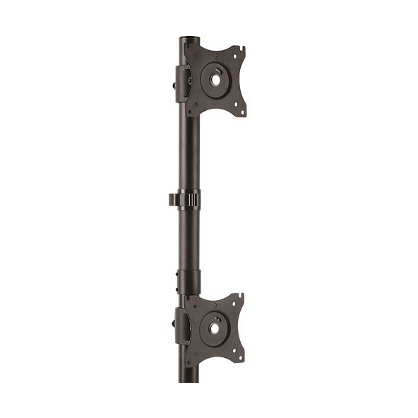 StarTech.com Soporte Vertical para Dos Monitores de hasta 27 Pulgadas, Acero Negro