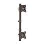 StarTech.com Soporte Vertical para Dos Monitores de hasta 27 Pulgadas, Acero Negro