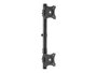 StarTech.com Soporte Vertical para Dos Monitores de hasta 27 Pulgadas, Acero Negro
