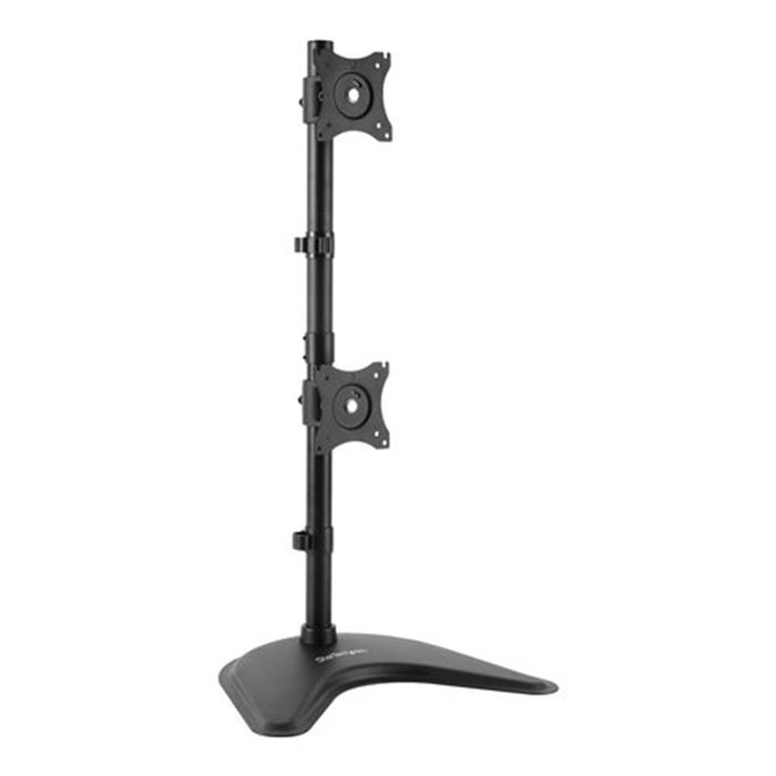 StarTech.com Soporte Vertical para Dos Monitores de hasta 27 Pulgadas, Acero Negro