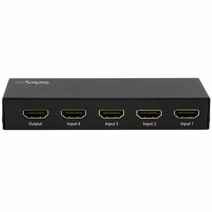 StarTech VS421HD20 Conmutador de Vídeo HDMI de 4 Puertos 4K 60Hz