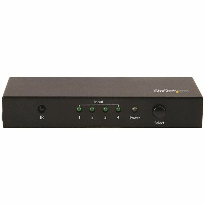 StarTech VS421HD20 Conmutador de Vídeo HDMI de 4 Puertos 4K 60Hz