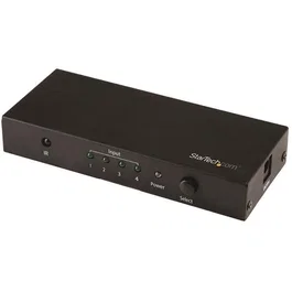StarTech.com VS421HD20 Conmutador de Vídeo HDMI de 4 Puertos 4K 60Hz