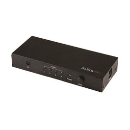 StarTech.com VS421HD20 Interruptor HDMI 4K Negro 60Hz 3840x2160 WQXGA WUXGA