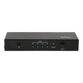 Startech VS421HD20 Switch HDMI 4K de 4 Puertos con Resolución 3840 x 2160 @ 60 Hz