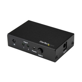StarTech.com Conmutador HDMI de 2 puertos 4K 60Hz VS221HD20
