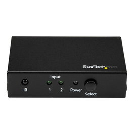 Startechcom VS221HD20 Conmutador HDMI 4K de 2 Puertos Startechcom