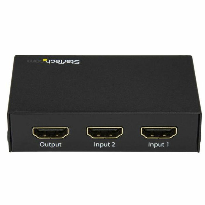 StarTech.com Conmutador HDMI de 2 puertos 4K 60Hz VS221HD20