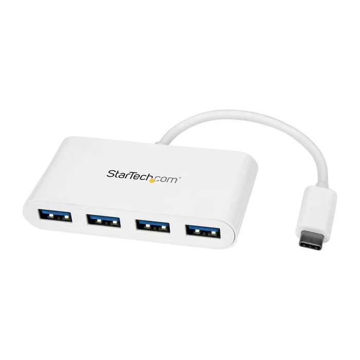 StarTech Hub USB-C a 4x USB-A 3.0 Blanco HB30C4ABW StarTech Hub USB-C a 4x USB-A 3.0 Blanco HB30C4ABW