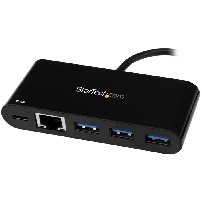 StarTech Adaptador USB-C a Ethernet con Hub USB 3.0 y Power Delivery US1GC303APD