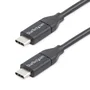 Startech USB2CC50CM Cable USB Tipo C Macho a Macho USB 2.0 de 0.5 Metros Negro - Carga y Sincronización para MacBook, Chromebook y Dispositivos con Thunderbolt 3