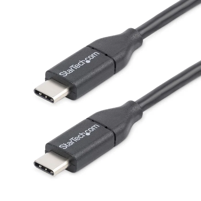 StarTech.com Cable USB-C de Carga y Sincronización 0,5m - USB 2.0 - PD 60W, 3A - para Portátil - Negro StarTech.com Cable USB-C de Carga y Sincronización 0,5m - USB 2.0 - PD 60W, 3A - para Portátil - Negro