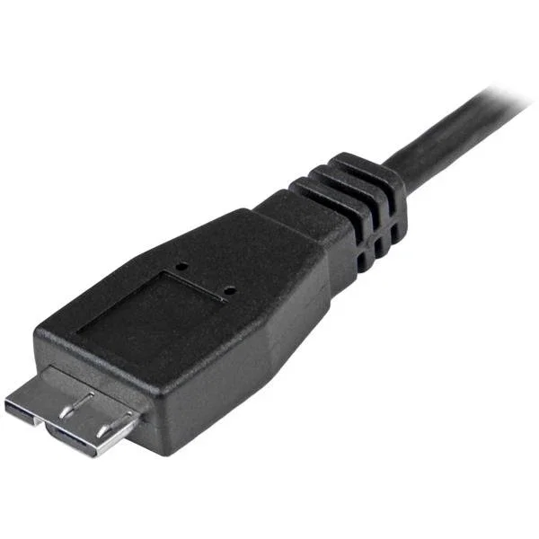 StarTech.com Cable USB-C a Micro-USB B de 0.5m - USB 3.2 Gen 2 (10 Gbps) para Conexión y Carga - USB31CUB50CM Negro