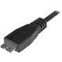 StarTech.com Cable USB-C a Micro-USB B de 0.5m - USB 3.2 Gen 2 (10 Gbps) para Conexión y Carga - USB31CUB50CM Negro