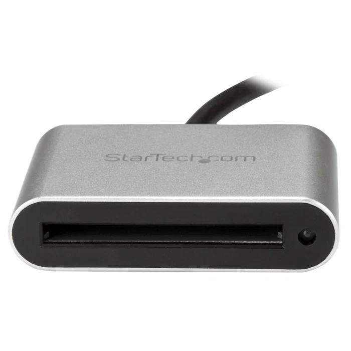 StarTech.com CFASTRWU3 Lector de Tarjetas Externo USB 3.2 Gen 1 (USB 3.1 Gen 1) para Tarjetas de Memoria CFast 2.0 y CFast, Negro y Plata