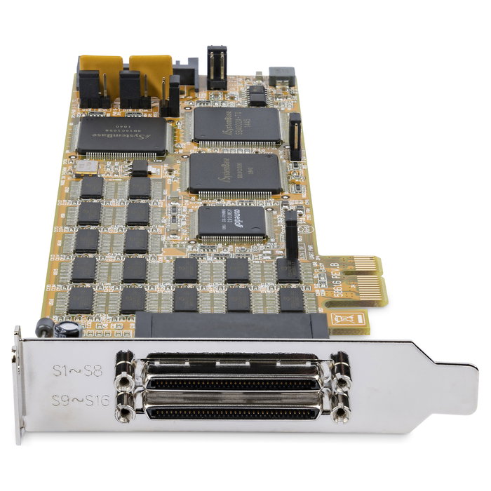 Startech PEX16S550LP Tarjeta PCI Express con 16 Puertos Serie RS-232 Startech PEX16S550LP Tarjeta PCI Express con 16 Puertos Serie RS-232