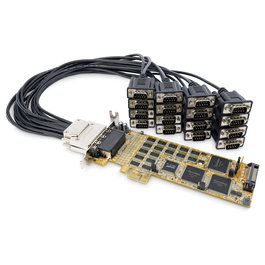 Startech PEX16S550LP Tarjeta PCI Express con 16 Puertos Serie RS-232