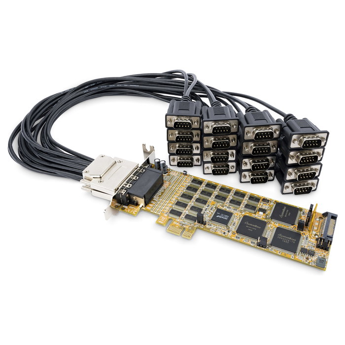Startech PEX16S550LP Tarjeta PCI Express con 16 Puertos Serie RS-232 Startech PEX16S550LP Tarjeta PCI Express con 16 Puertos Serie RS-232
