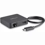 StarTech.com Adaptador Multipuertos USB C HDMI 4K, Ethernet Gigabit, USB 3.0, Negro