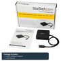 StarTech.com Adaptador Multipuertos USB C HDMI 4K, Ethernet Gigabit, USB 3.0, Negro