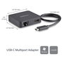 StarTech.com Adaptador Multipuertos USB C HDMI 4K, Ethernet Gigabit, USB 3.0, Negro