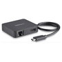 StarTech.com Adaptador Multipuertos USB C HDMI 4K, Ethernet Gigabit, USB 3.0, Negro