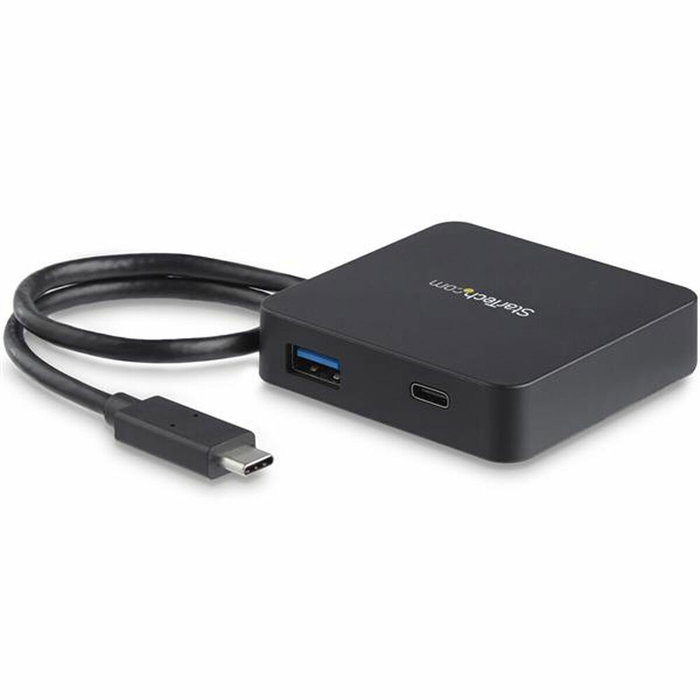 StarTech.com Adaptador Multipuertos USB C HDMI 4K, Ethernet Gigabit, USB 3.0, Negro