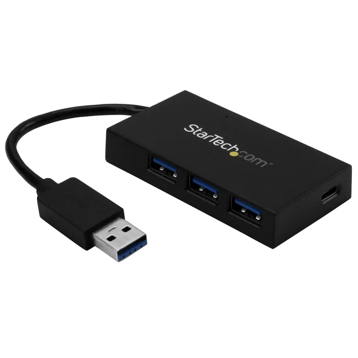 StarTech.com Hub USB 3.0 de 4 Puertos con 1 USB-C y 3 USB-A Negro StarTech.com Hub USB 3.0 de 4 Puertos con 1 USB-C y 3 USB-A Negro