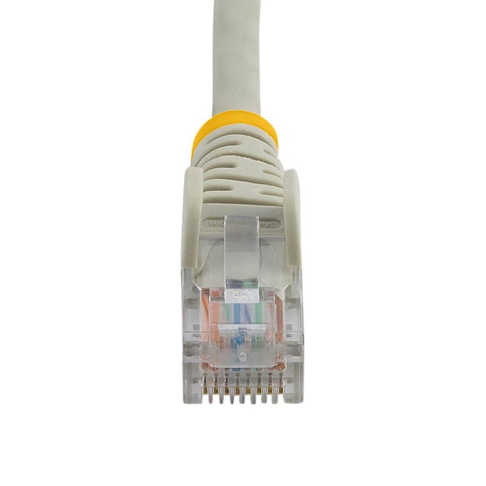 StarTech.com Cable de red Cat5e U/UTP de 10m Gris con conectores RJ45 sin enganches