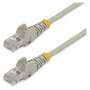 StarTech.com Cable de red Cat5e U/UTP de 10m Gris con conectores RJ45 sin enganches