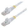 StarTech.com Cable Ethernet Cat5e RJ45 10 m UTP Snagless Blanco, Latiguillo de Red