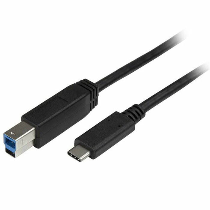 Cable USB C a USB B Startech USB315CB2M (2 m) Negro Cable USB C a USB B Startech USB315CB2M (2 m) Negro