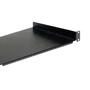 StarTech.com CABSHELF1U10 Bandeja de Rack 1U 10 Pulgadas / 254 mm para Servidor, Estante Metálico de Acero, Capacidad 20 kg, Negro, Compatible con EIA-310 y Racks HP, APC, Dell