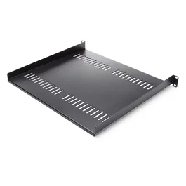 StarTech.com Bandeja Estante Ventilado de 1U para Rack de 19 Pulgadas - 16 Pulgadas de Profundidad - Acero Servicio Pesado - 20 kg - Negro