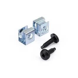 Startech Kit de tornillos 10-32 y tuercas de clip para rack, 50 piezas