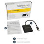 StarTech.com Adaptador Gráfico USB 3.0 a Doble HDMI 4K, Negro
