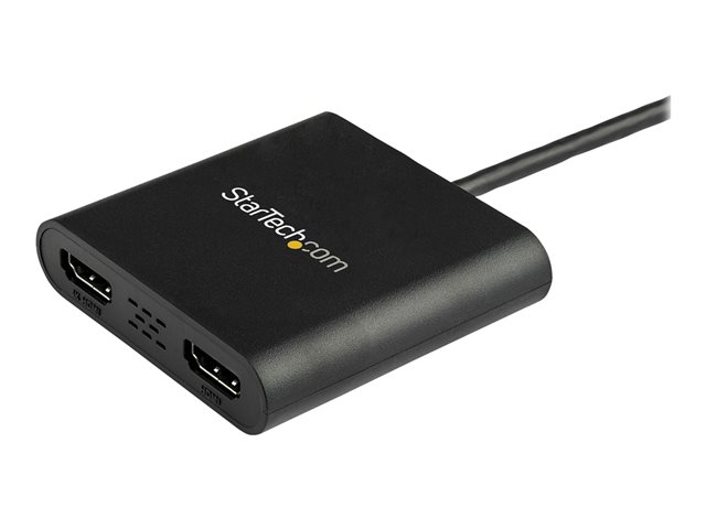 StarTech.com Adaptador Gráfico USB 3.0 a 2x HDMI, 4K 30Hz, Doble Pantalla, Plug and Play, 25 cm Cable, Compatible con Windows - Negro StarTech.com Adaptador Gráfico USB 3.0 a 2x HDMI, 4K 30Hz, Doble Pantalla, Plug and Play, 25 cm Cable, Compatible con Windows - Negro