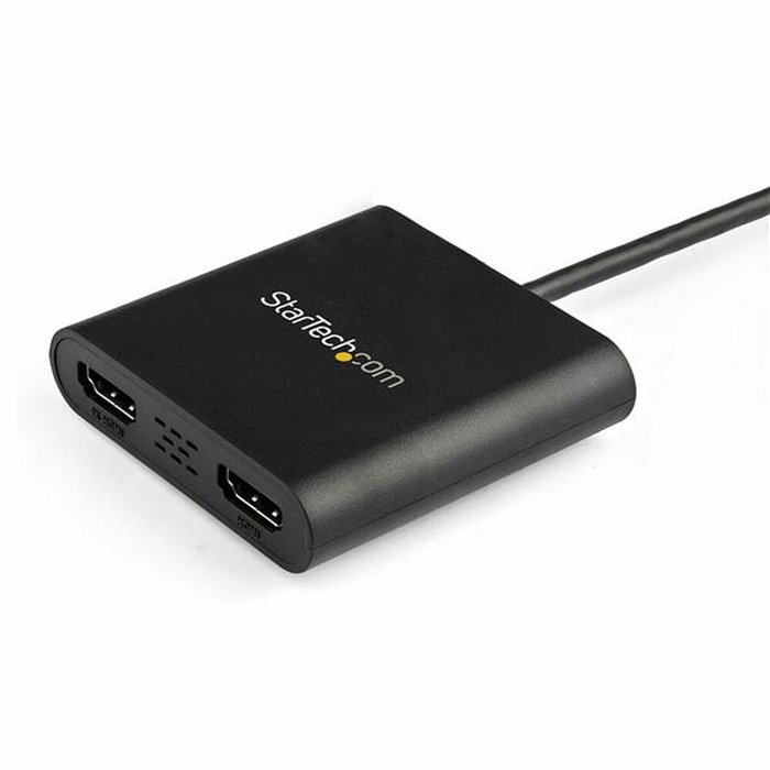 StarTech.com Adaptador Gráfico USB 3.0 a Doble HDMI 4K, Negro