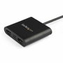 StarTech.com Adaptador Gráfico USB 3.0 a Doble HDMI 4K, Negro