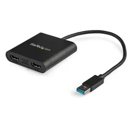 StarTech.com Adaptador USB 3.0 a HDMI Doble 4K 30Hz USB32HD2 en Negro