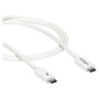 StarTech.com Cable Thunderbolt 3 Pasivo 1 m - 20 Gbps - PD 100W - Compatible con USB4 / Thunderbolt 4 / USB 3.2 - Blanco