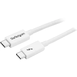 StarTech Cable Thunderbolt 3 de 1 m, 20 Gbps, Blanco
