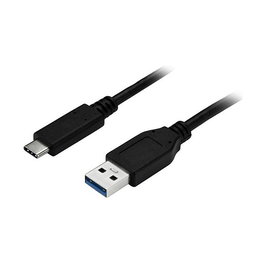 Cable USB A a USB C Startech USB315AC1M Negro