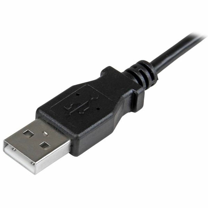 StarTech.com Cable USB 2.0 de 0,5 m con Micro-USB Angular, Negro