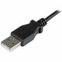 StarTech.com Cable USB 2.0 de 0,5 m con Micro-USB Angular, Negro