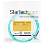 StarTech Cable de Fibra Óptica OM4 Dúplex Multimodo 50/125, LC/LC, 3m, Aquamarina, 100 Gbit/s, 450FBLCLC3 - LSZH, Compatible con SAN, SFP+, QSFP+