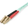 StarTech 450FBLCLC5 Cable Fibra Óptica OM4 LC-LC 5m Multimodo 50/125 100Gbps 40GBase-SR4 LSZH Aguamarina - Compatible con SFP+, QSFP+, SAN